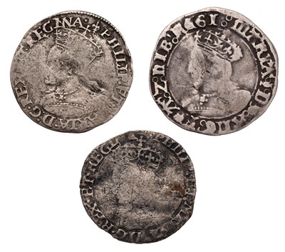 Lot 18 - Mary, Groat, mm. pomegranate, crowned bust of...