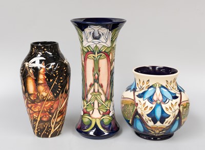Lot 37 - Three Modern Moorcroft Vases, including...