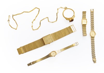 Lot 357 - Two Lady's Plated Rotary Wristwatches, a...