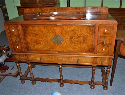 Lot 339 - A Waring & Gillows walnut sideboard