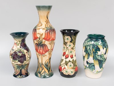 Lot 36 - Four Pieces of Modern Moorcroft Pottery,...