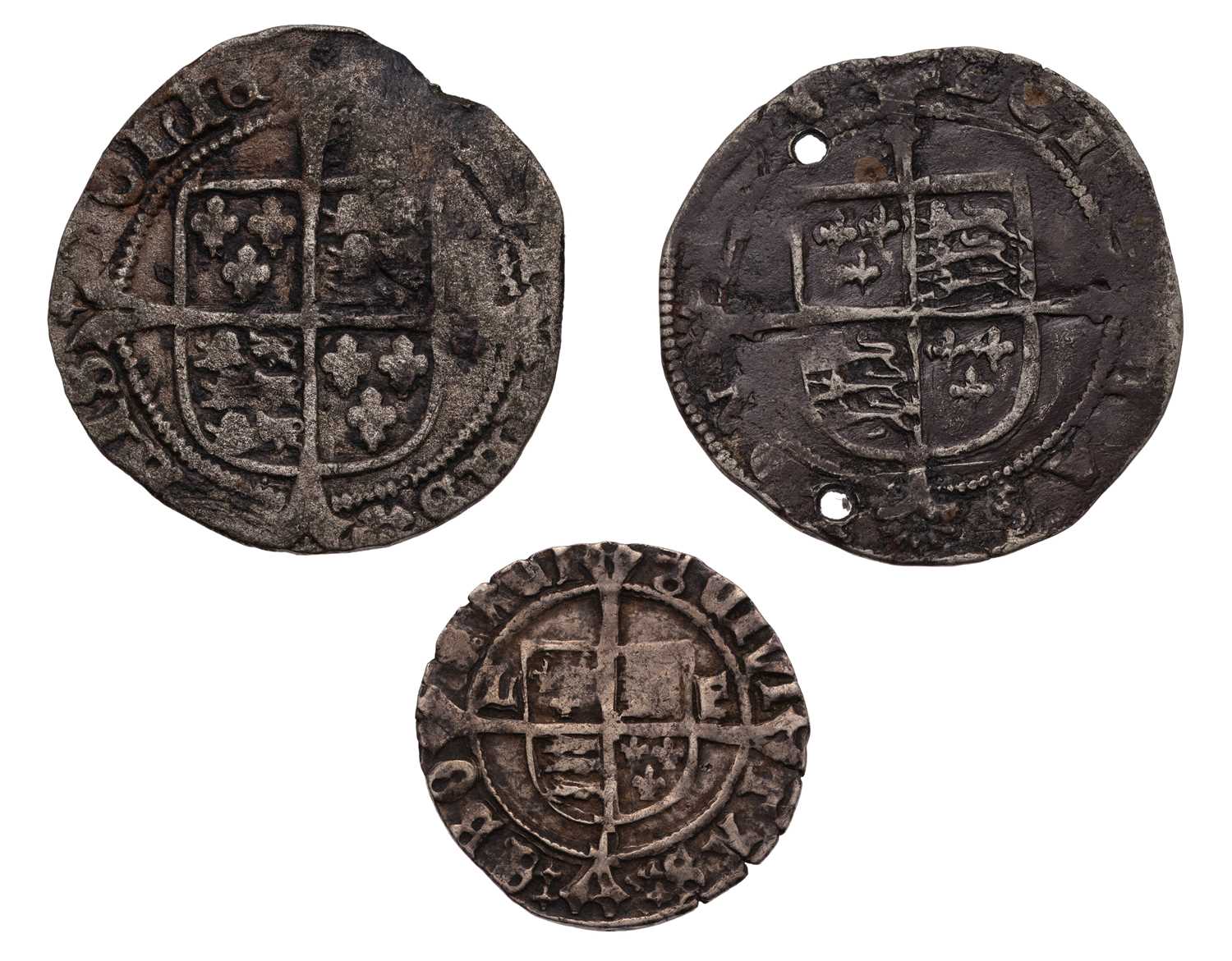 Lot 17 - Henry VIII, 2x Groats, both third coinage 1544-...
