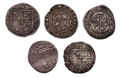 Lot 23 - Small Assortment of Hammered Twopences, 5...