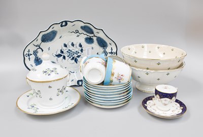 Lot 53 - A Worcester Porcelain Lozenge Shaped Dish,...