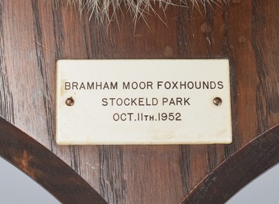 Lot 14 - Taxidermy: Red Fox Mask (Vulpes vulpes), dated...