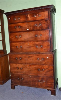 Lot 344 - Mahogany tallboy