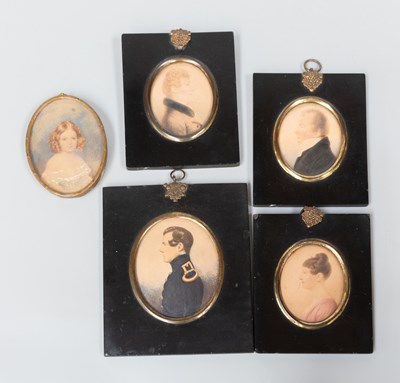 Lot 16 - Five Assorted 19th Century Watercolour...