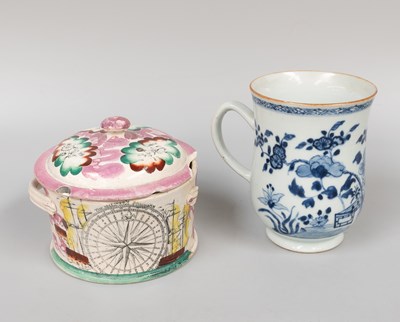 Lot 8 - A 18th Century Chinese Porcelain Mug, painted...
