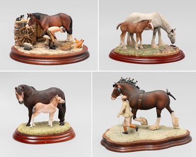 Lot 1039 - Border Fine Arts Horse Groups...