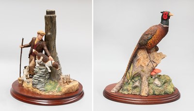 Lot 1112 - Border Fine Arts 'Out With The Dogs', model No....