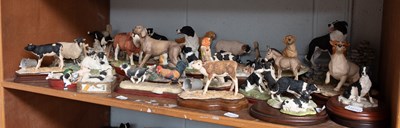 Lot 1143 - Border Fine Arts Dog and Farm Animal Groups,...