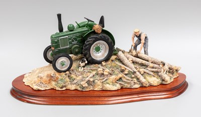 Lot 1022 - Border Fine Arts 'Hauling Out' (Field Marshall...