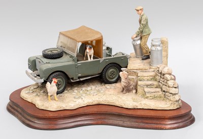 Lot 1026 - Border Fine Arts 'Putting Out the Milk'...