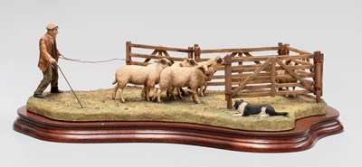 Lot 1048 - Border Fine Arts 'Anxious Moment' (Penning...