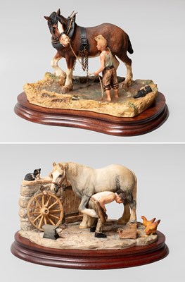 Lot 1042 - Border Fine Arts 'No Foot, No 'Oss'...