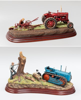 Lot 1028 - Border Fine Arts Studio Tractor Models...