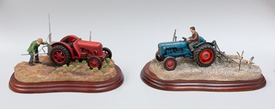 Lot 1029 - Border Fine Arts Studio Tractor Models...