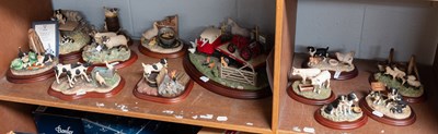 Lot 1144 - Border Fine Arts Collie and Farmyard Models...