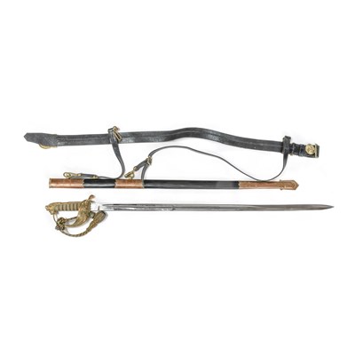 Lot 278 - A British Royal Naval Reserve Officer's Sword,...