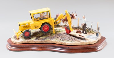 Lot 1006 - Border Fine Arts 'Laying the Clays' (Farmer...