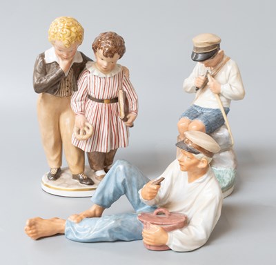 Lot 103 - Royal Copenhagen Figure Group. model number...