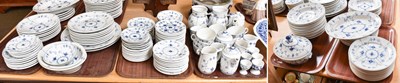 Lot 138 - A Large Collection of Royal Copenhagen Blue...