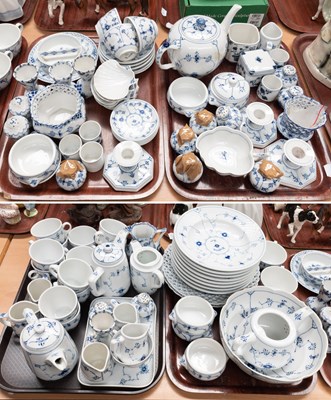 Lot 34 - A Large Collection of Royal Copenhagen Blue...