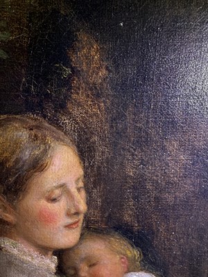 Lot 1062 - Joseph Clark ROI (1834-1926) "Bedtime" Signed...