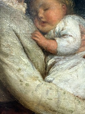 Lot 1062 - Joseph Clark ROI (1834-1926) "Bedtime" Signed...