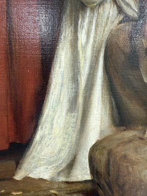 Lot 1062 - Joseph Clark ROI (1834-1926) "Bedtime" Signed...