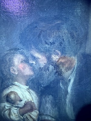 Lot 1062 - Joseph Clark ROI (1834-1926) "Bedtime" Signed...