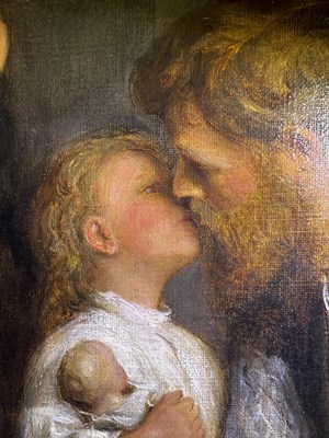 Lot 1062 - Joseph Clark ROI (1834-1926) "Bedtime" Signed...