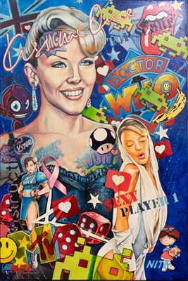 Lot 1134 - Craig Knight (b.1964) "Kiss Me Once"...