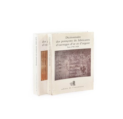 Lot 2111 - French Silver Reference Books - Paris