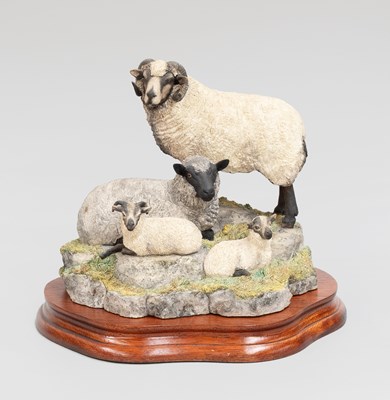 Lot 1070 - Border Fine Arts 'Shetland Family Group'...