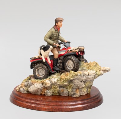 Lot 1017 - Border Fine Arts 'Easy Riders' (Man, dog and...