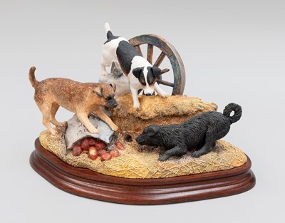 Lot 1115 - Border Fine Arts 'Terriers Ratting', model No....