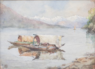Lot 1032 - Continental School (20th Century) Boats on...