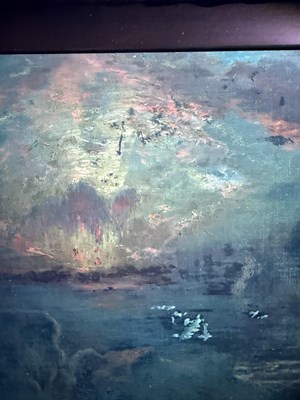 Lot 1059 - Attributed to John Linnell (1792-1882) "Sunset"...