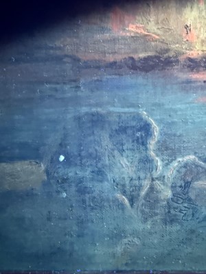 Lot 1059 - Attributed to John Linnell (1792-1882) "Sunset"...