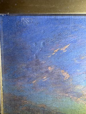 Lot 1059 - Attributed to John Linnell (1792-1882) "Sunset"...