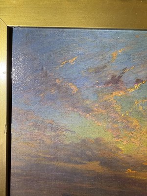 Lot 1059 - Attributed to John Linnell (1792-1882) "Sunset"...