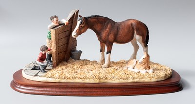 Lot 1041 - Border Fine Arts 'Next Generation' (Mare, Foal,...