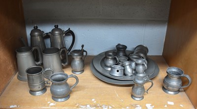 Lot 22 - An Earl 20th-Century Liberty & Co Pewter...
