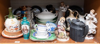 Lot 24 - 19th Century Pottery and Porcelain, including...