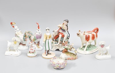 Lot 51 - 19th Century Porcelain, including a Samson of...
