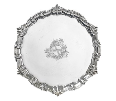 Lot A George II Provincial Silver Salver