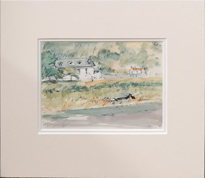 Lot 1186 - Roland Batchelor (1889-1990) "Fishing" Signed...
