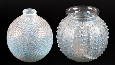 Lot 91 - René Lalique (French, 1860-1945): A Blue...