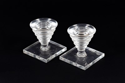 Lot 95 - René Lalique (French, 1860-1945): A Pair of...